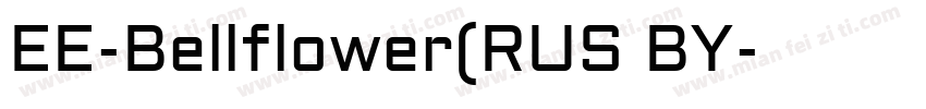 EE-Bellflower(RUS BY字体转换
